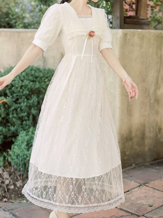 Edwardian Lace Sailor Dress