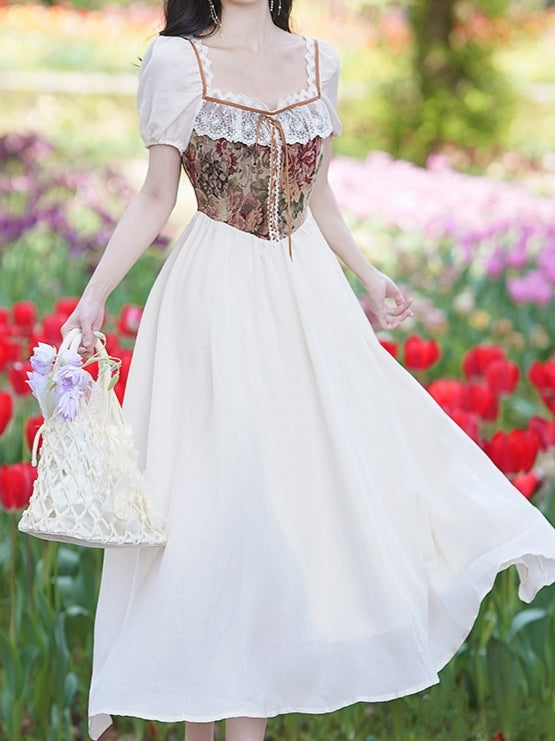 Renaissance Rose Dress
