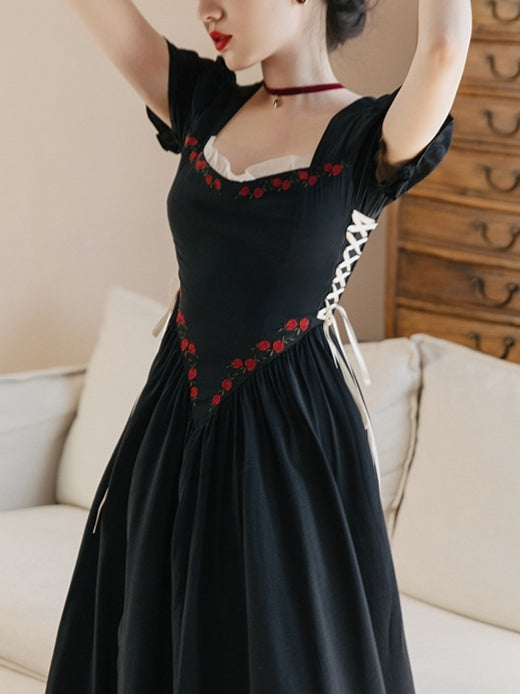 The Shadow of Roses Dress