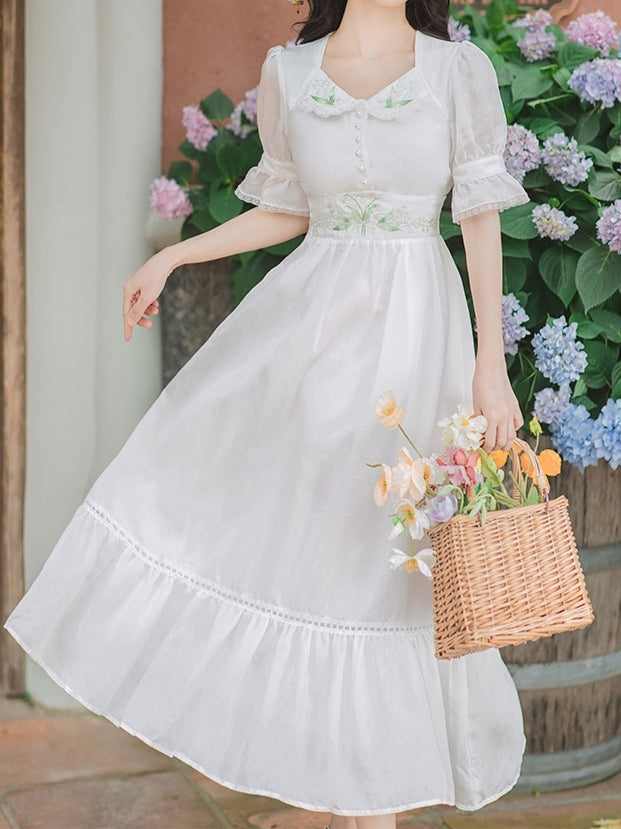 Dreamy Lily Embroidered Dress