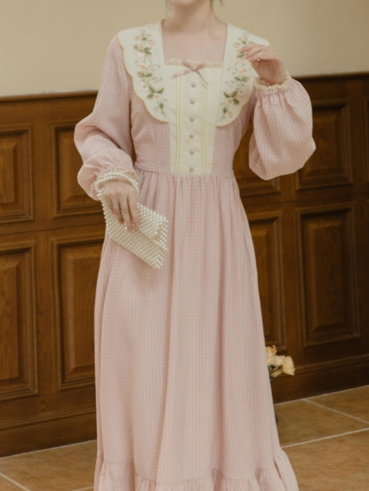 Pink Jasmine Chiffon Dress