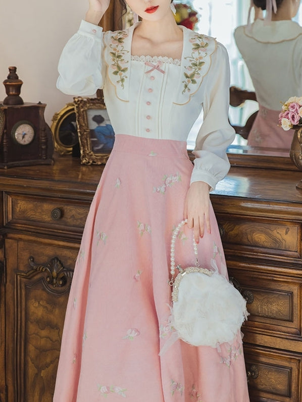 Pink Jasmine One-piece Dress