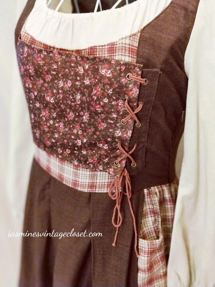 Young Peasant Girl dress (headkerchief included)