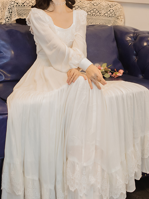 White Rose Fairy Dress