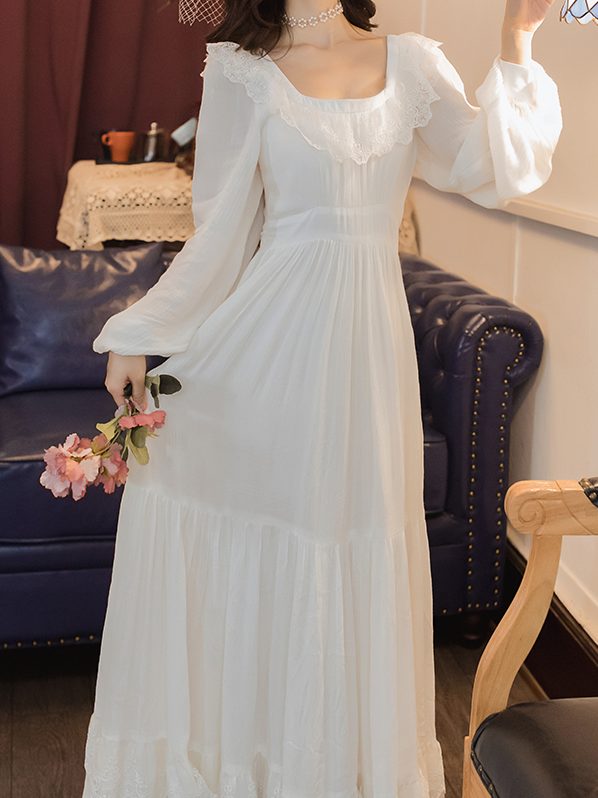 White Rose Fairy Dress